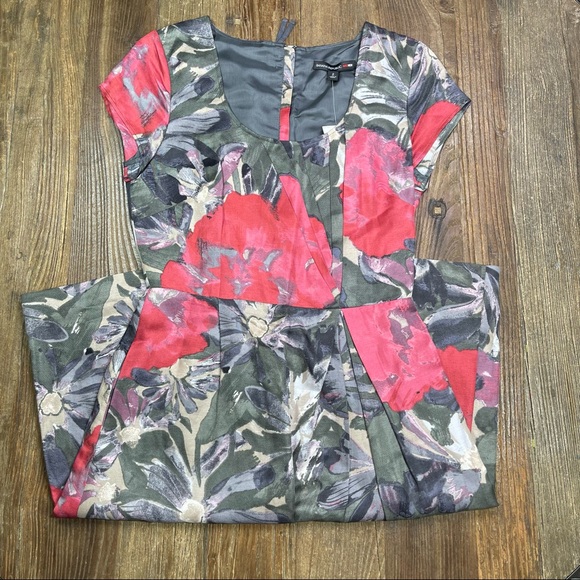 ✴️ New ~ Banana Republic Mad Men Begonia Cocktail Dress Size 2 - Picture 5 of 16